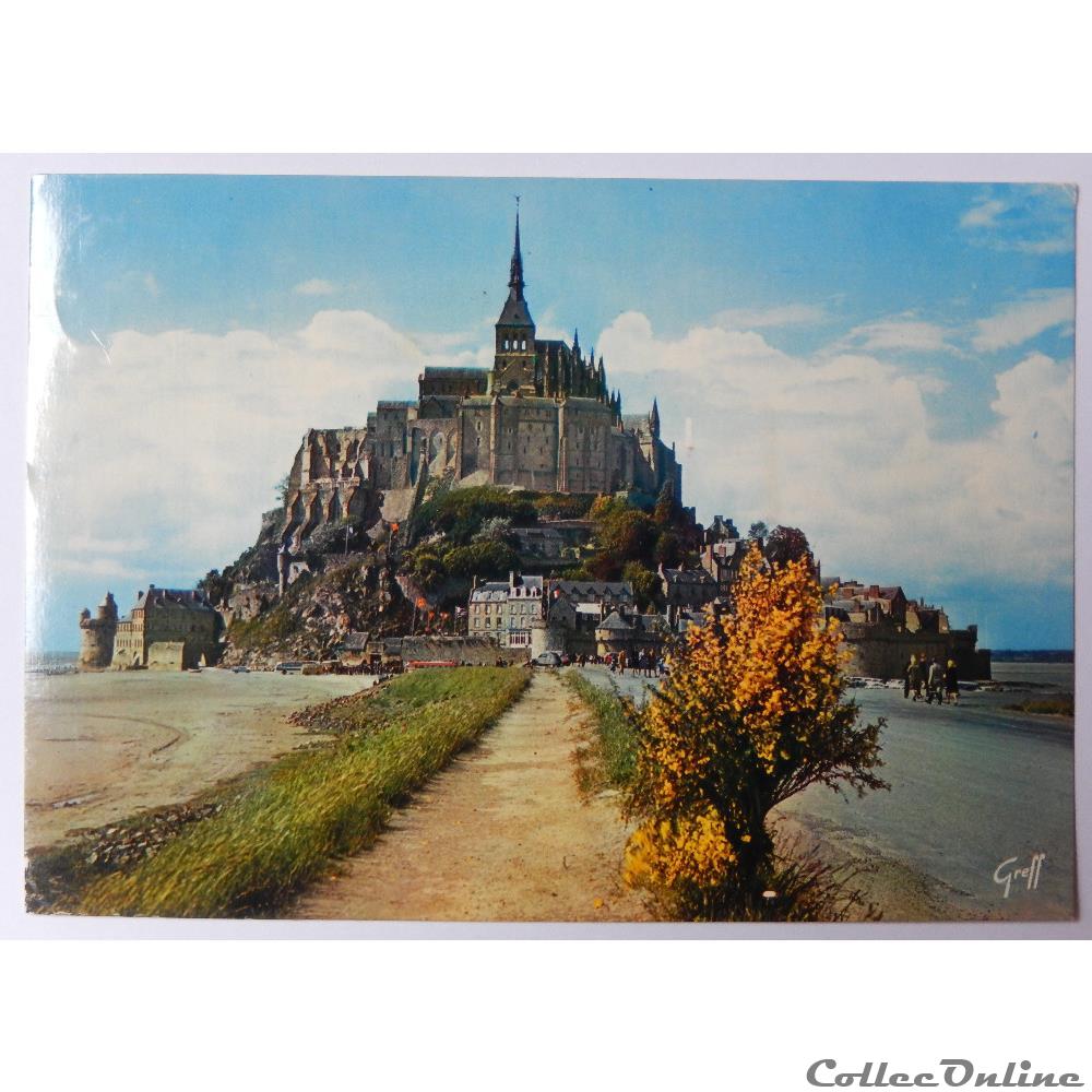 CP de la Manche, Le Mont-Saint-Michel carte postale france basse normandie cp de la manche le mont saint michel
