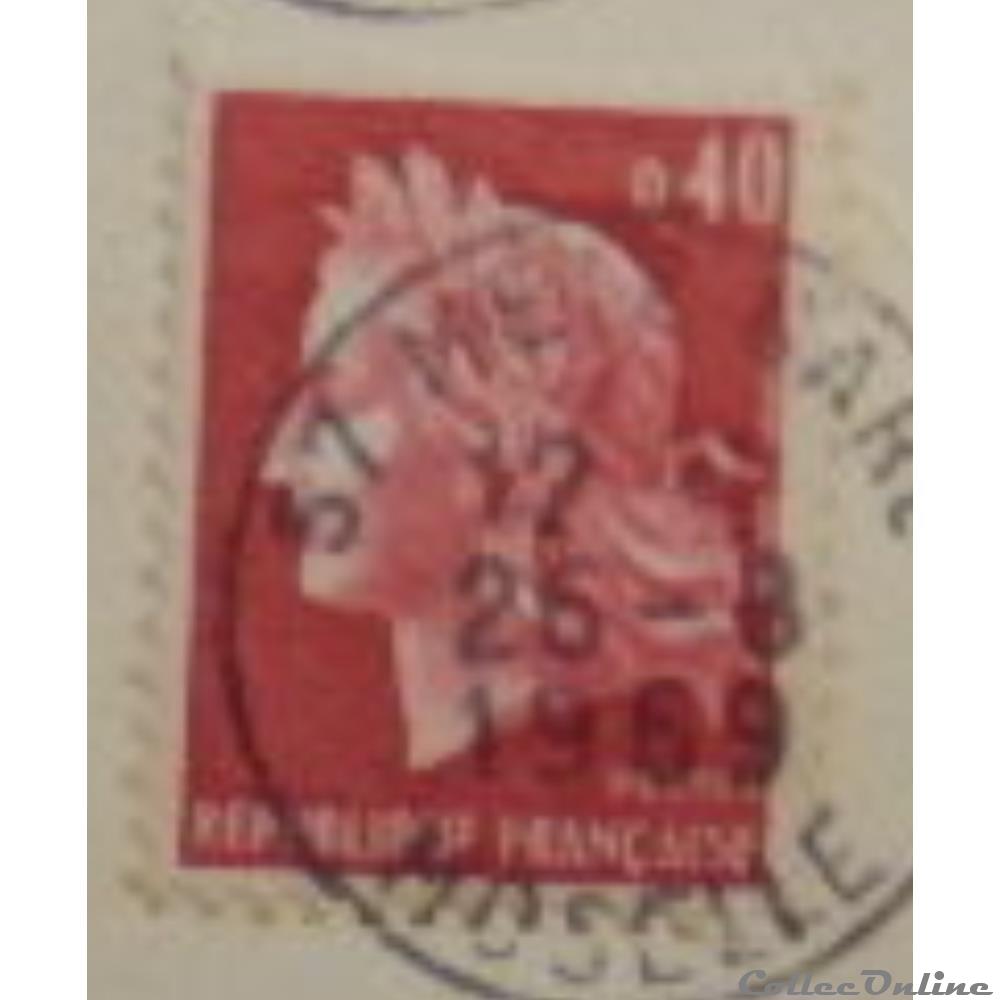 01536B La République de Cheffer 0.40F rouge gravé de 1967 4 timbre france 01536b la republique de cheffer 0 40f rouge grave de 1967