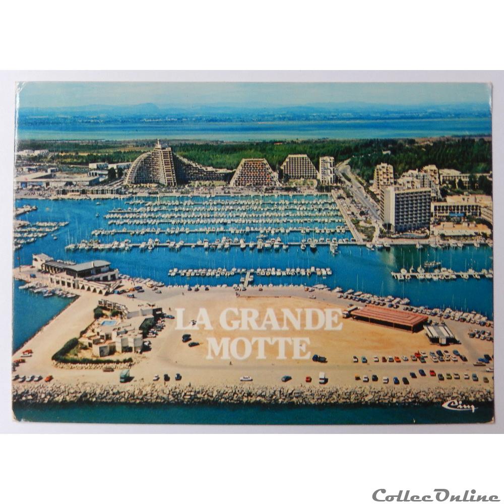carte postale france languedoc roussillon cp de herault la grande motte
