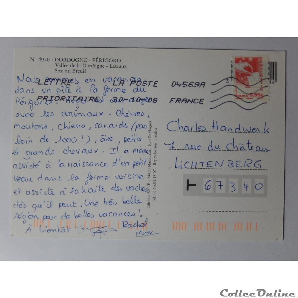 carte postale france aquitaine cp de dordogne perigord