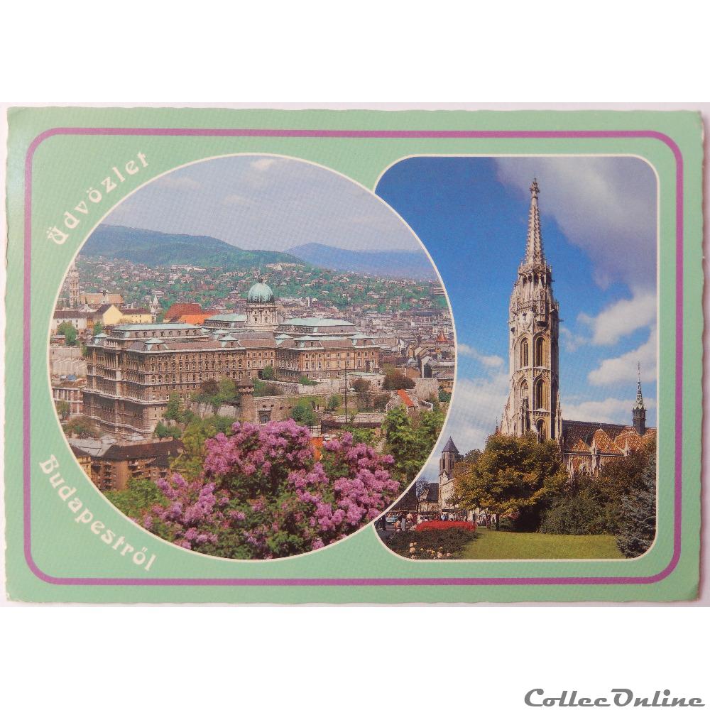 carte postale europe midi pyrenee cp de la hongrie budapest