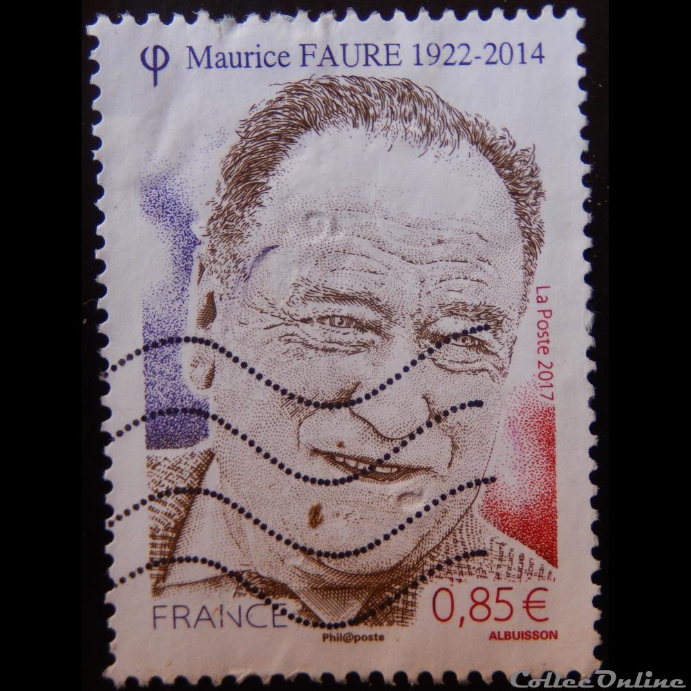05134 Maurice Faure 1922-2014 0.85 € de 2017 timbre france 05134 maurice faure 1922 2014 0 85 de 2017