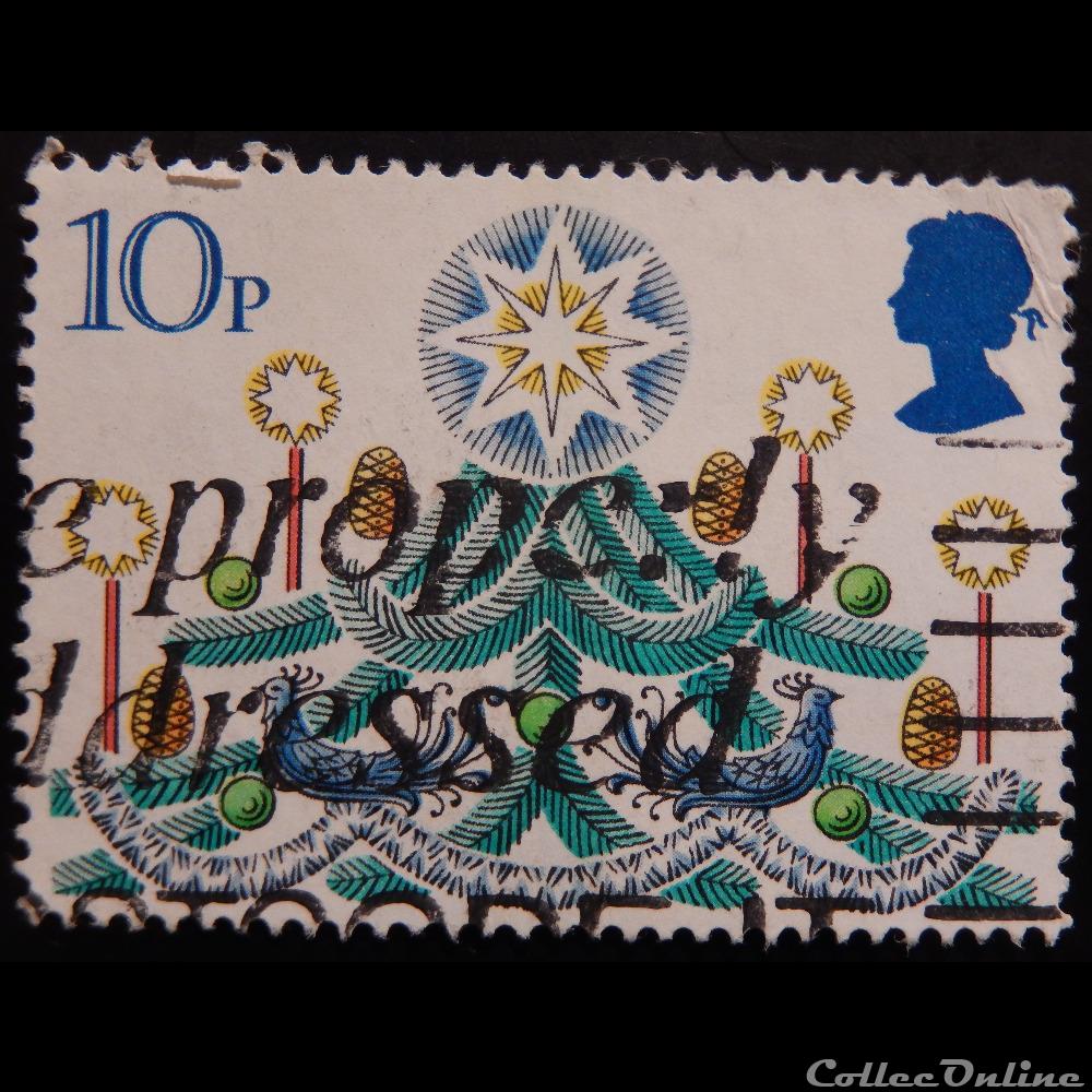 Royaume-Uni 00959 noël 10p de 1980 timbre europe royaume uni 00959 noel 10p de 1980