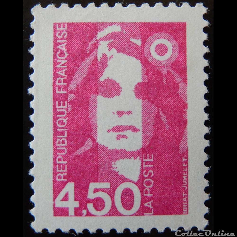 timbre france 03007 marianne de briat 4f50 rose