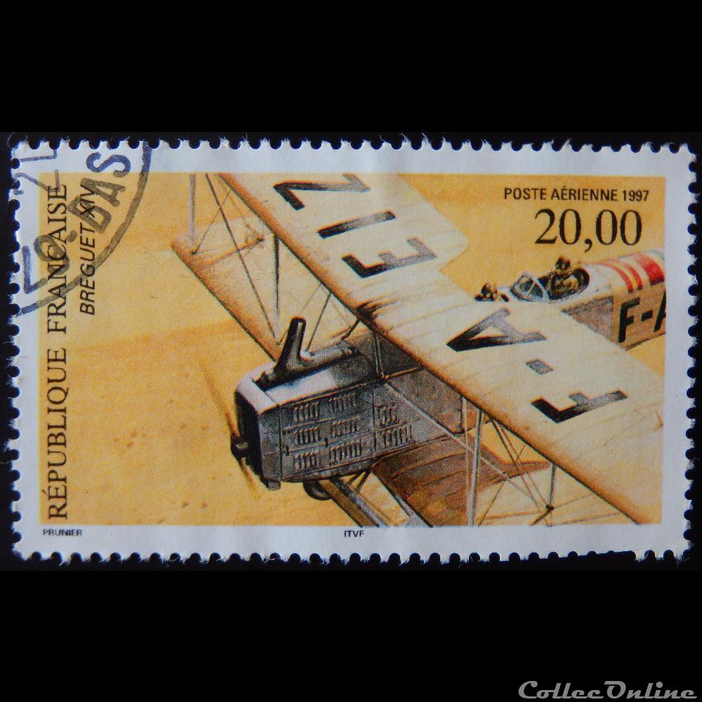 PA061 Breguet XIV 20F timbre france pa061 breguet xiv 20f