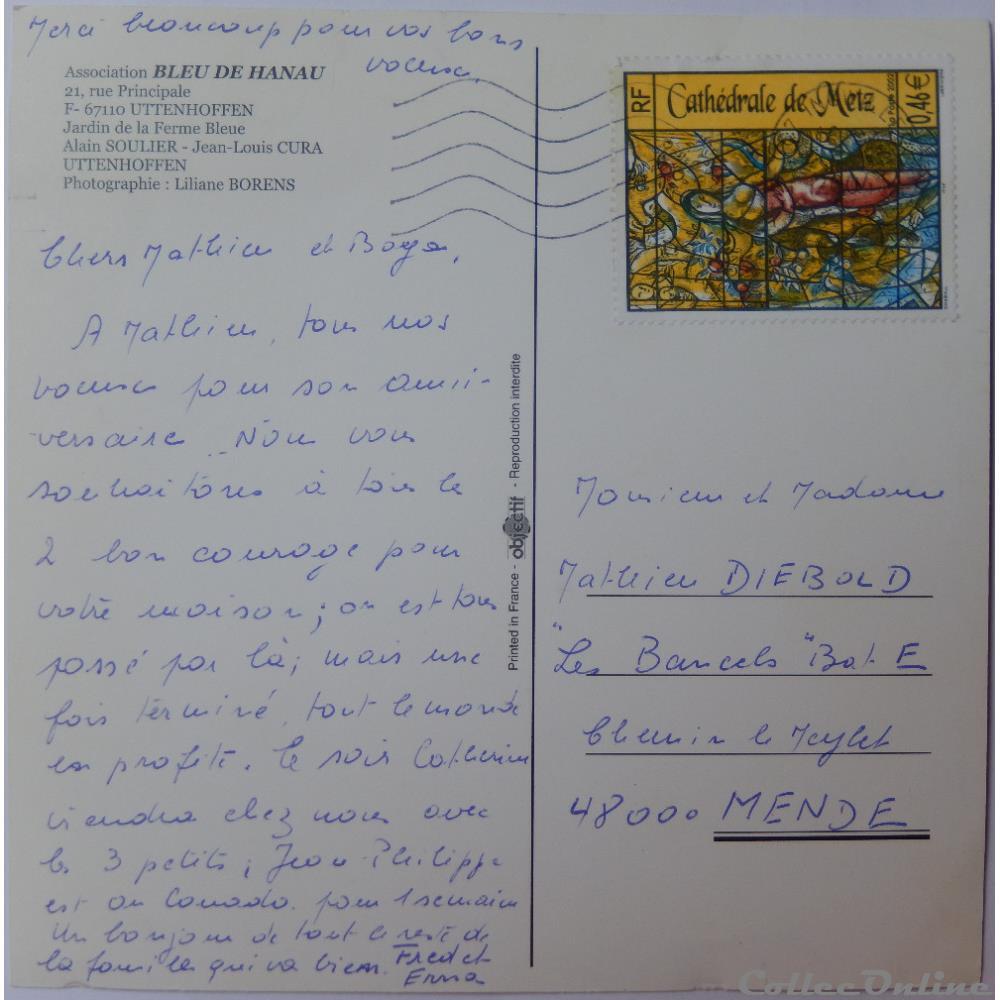 CP du Bas-Rhin, Uttenhoffen carte postale france alsace cp du bas rhin uttenhoffen