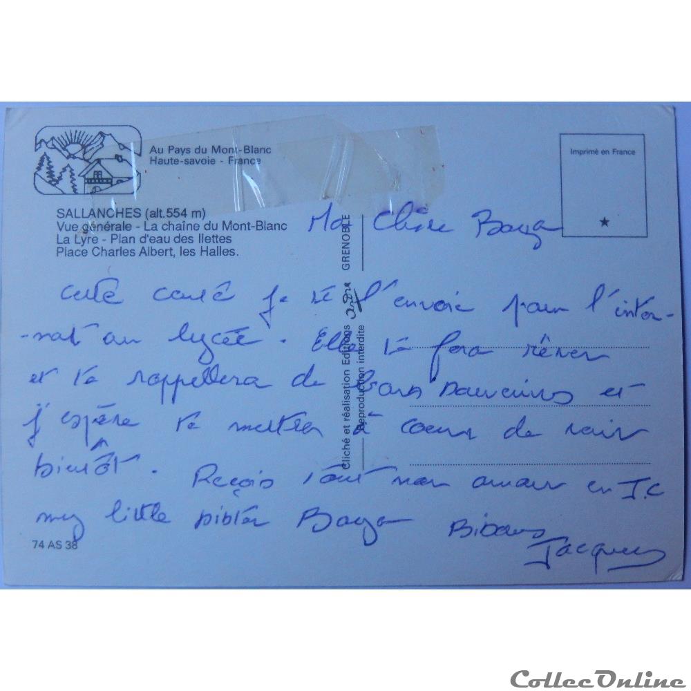 CP de Haute-Savoie, Sallanches carte postale france rhone alpe cp de haute savoie sallanches