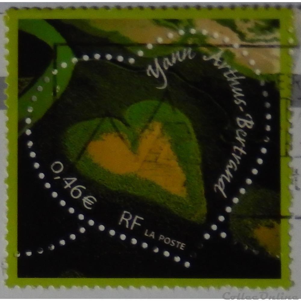 03459 Saint Valentin Le coeur vu par Yann-Arthus Bertrand 0.46€ de 2002 2 timbre france 03459 saint valentin le coeur vu par yann arthus bertrand 0 46 de 2002