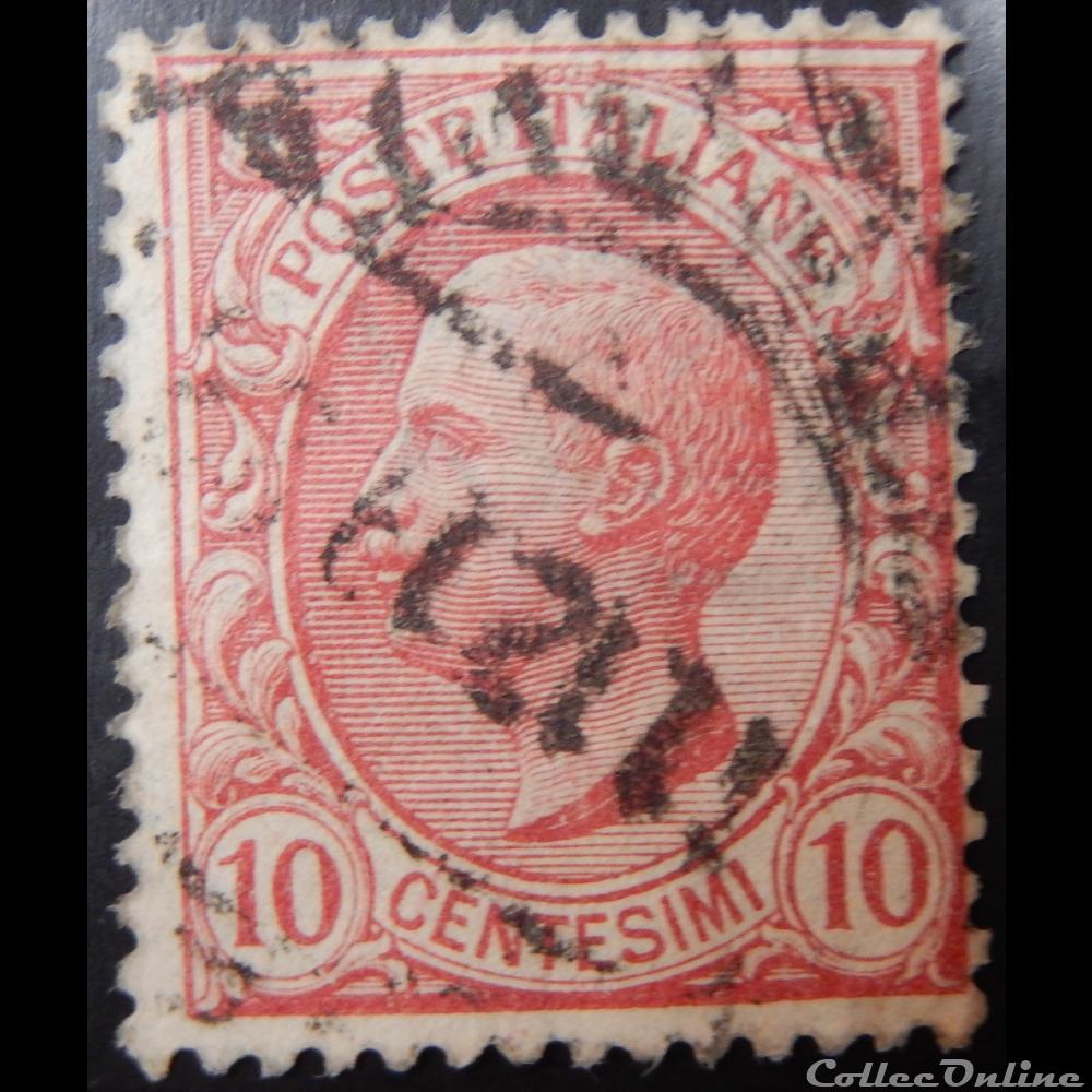 Italie 00077 roi Vittorio Emanuele III 5c de 1906 timbre europe italie 00077 roi vittorio emanuele iii 5c de 1906