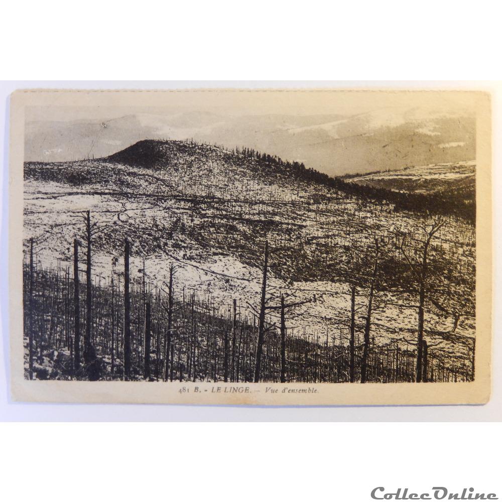 carte postale france alsace cpa du linge haut rhin