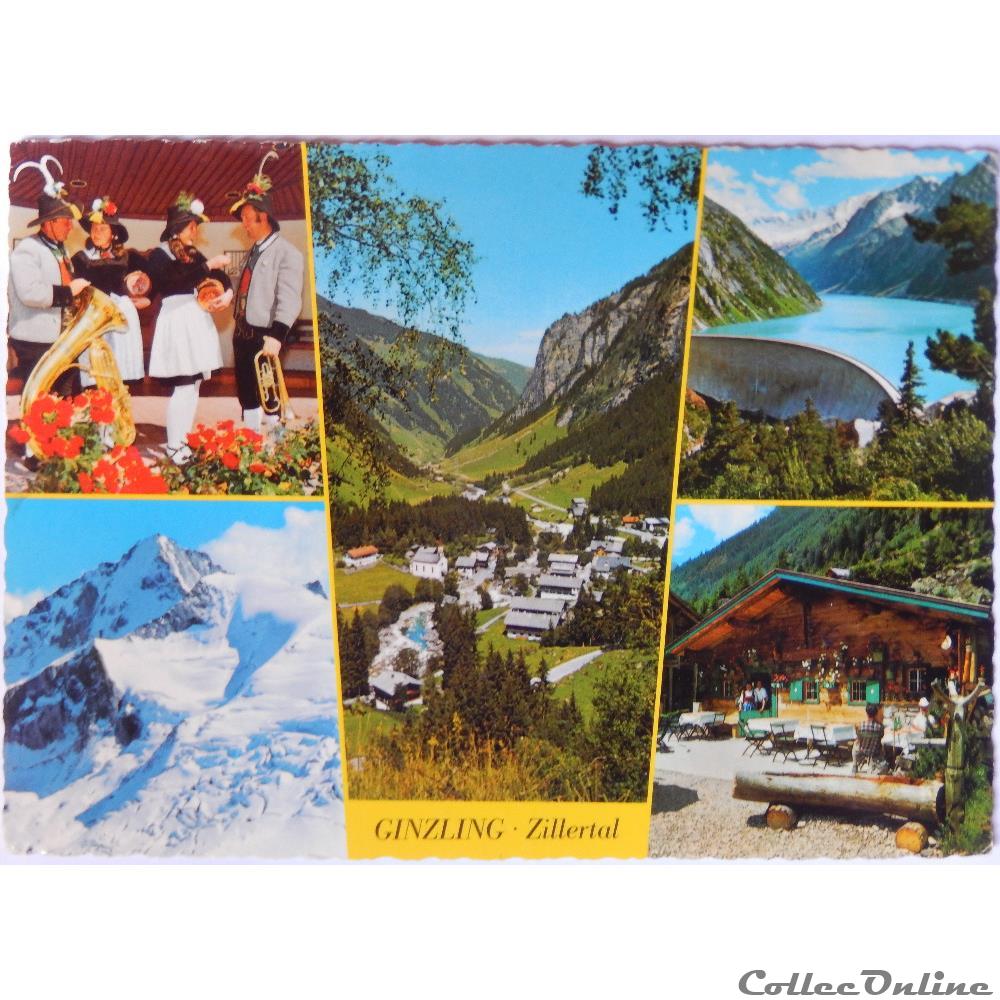 carte postale europe poitou charente cp autriche tirol zillertal
