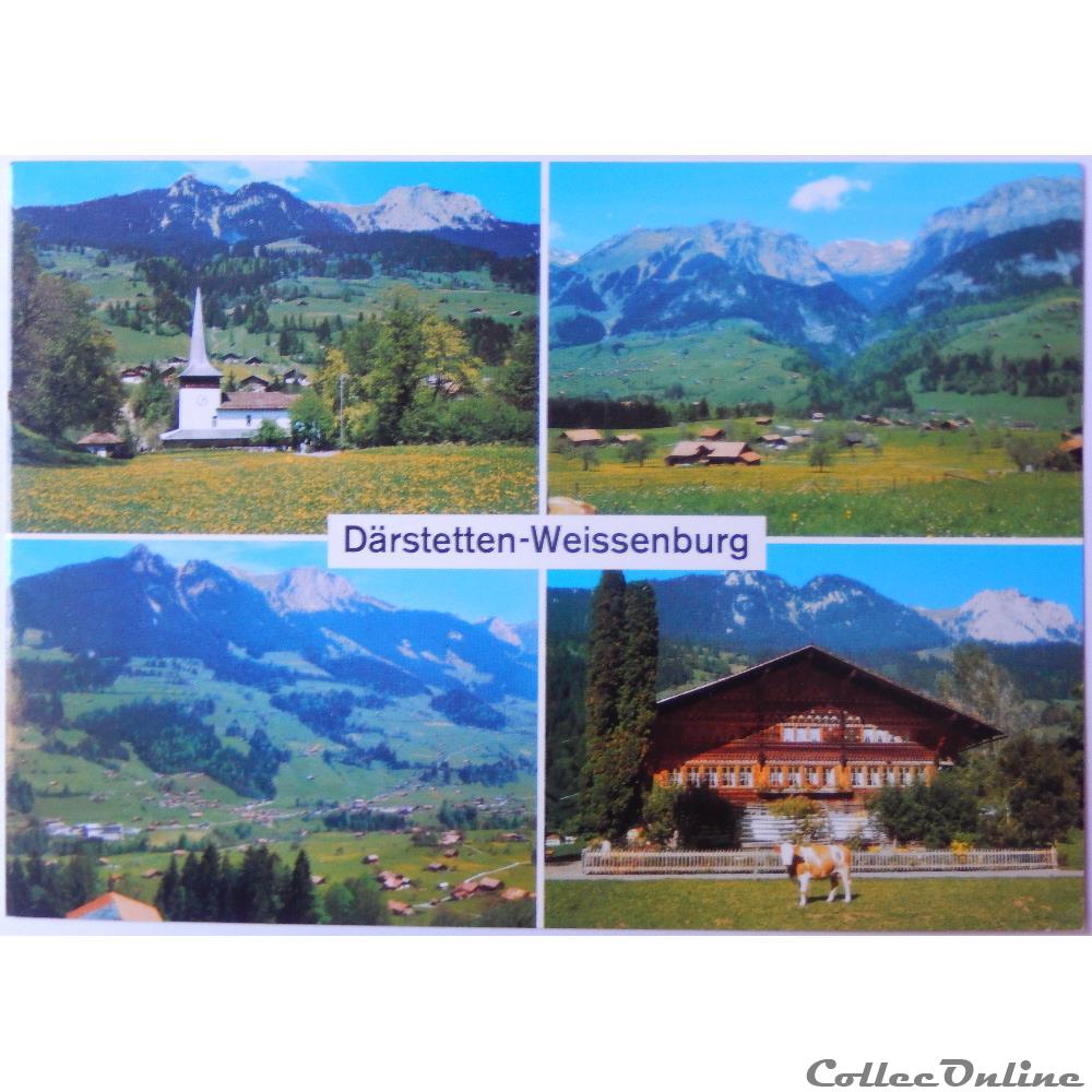 carte postale europe aquitaine cp de suisse berne darstetten weissenburg