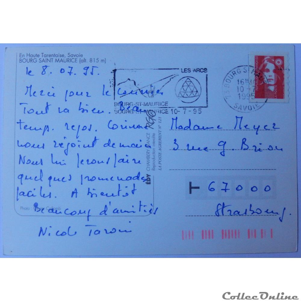 CP de Savoie, Bourg Saint Maurice carte postale france rhone alpe cp de savoie bourg saint maurice