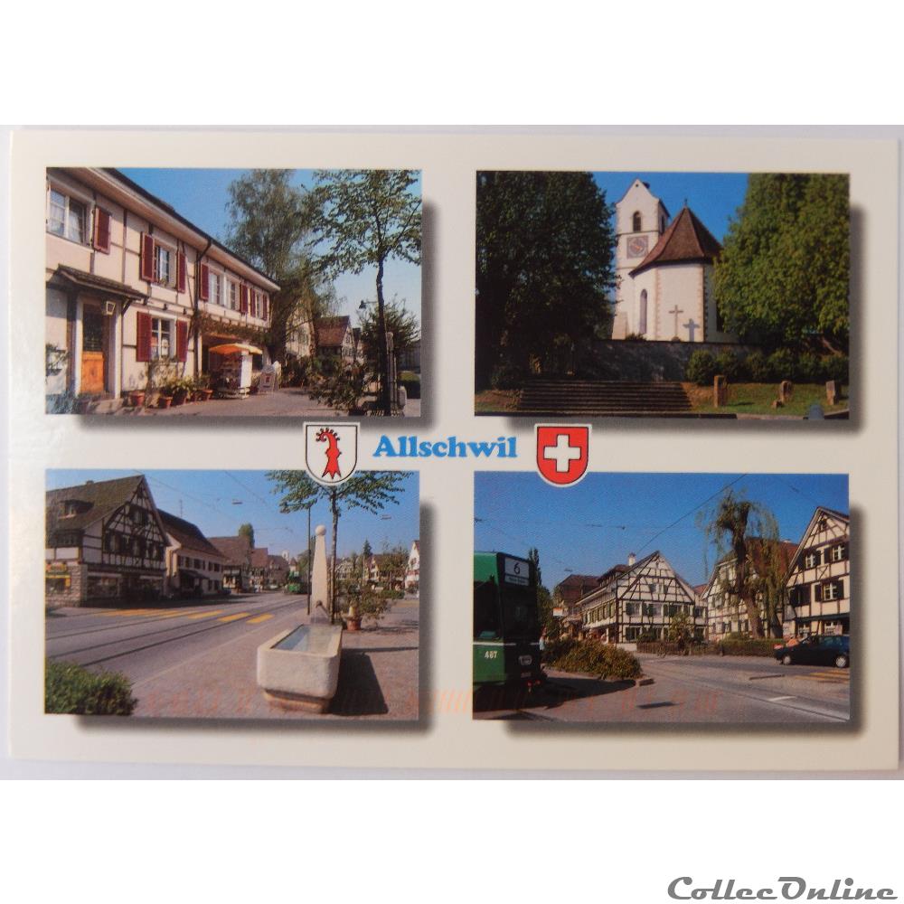CP de Suisse, Bâle, Allschwil carte postale europe lorraine cp de suisse bale allschwil