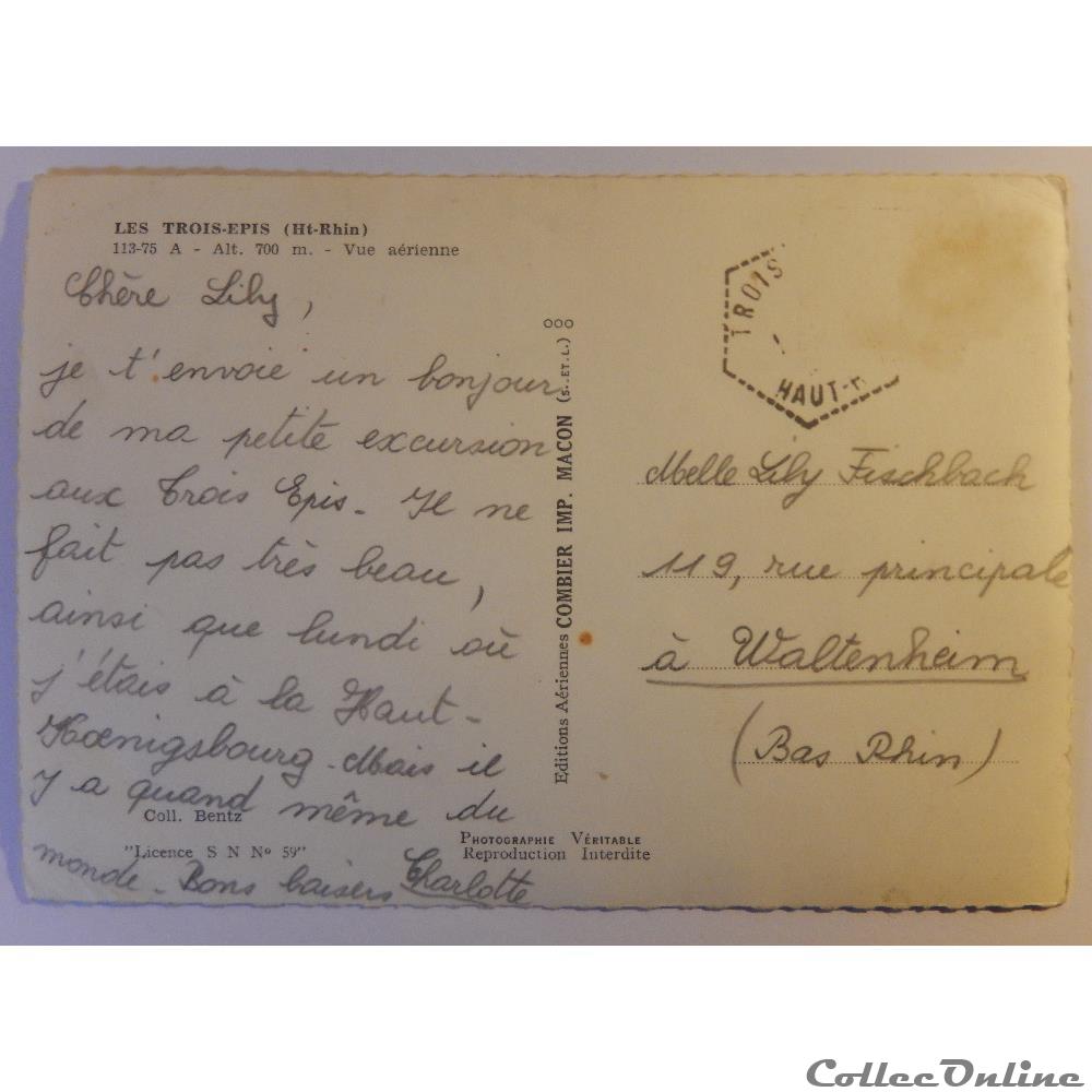 CPA des Trois-Epis, Haut-Rhin carte postale france alsace cpa des trois epis haut rhin