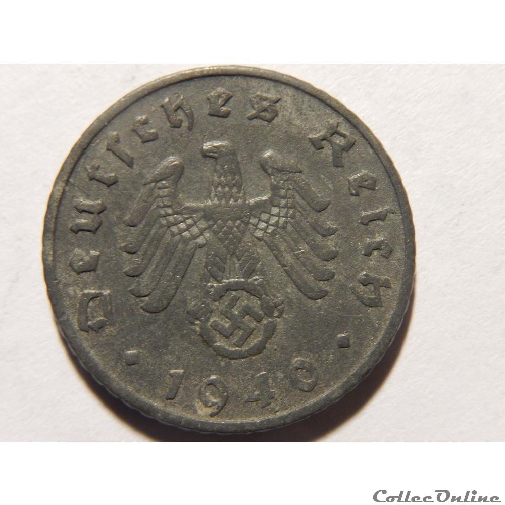 monnaie monde allemagne 5 reichspfennig de 1940