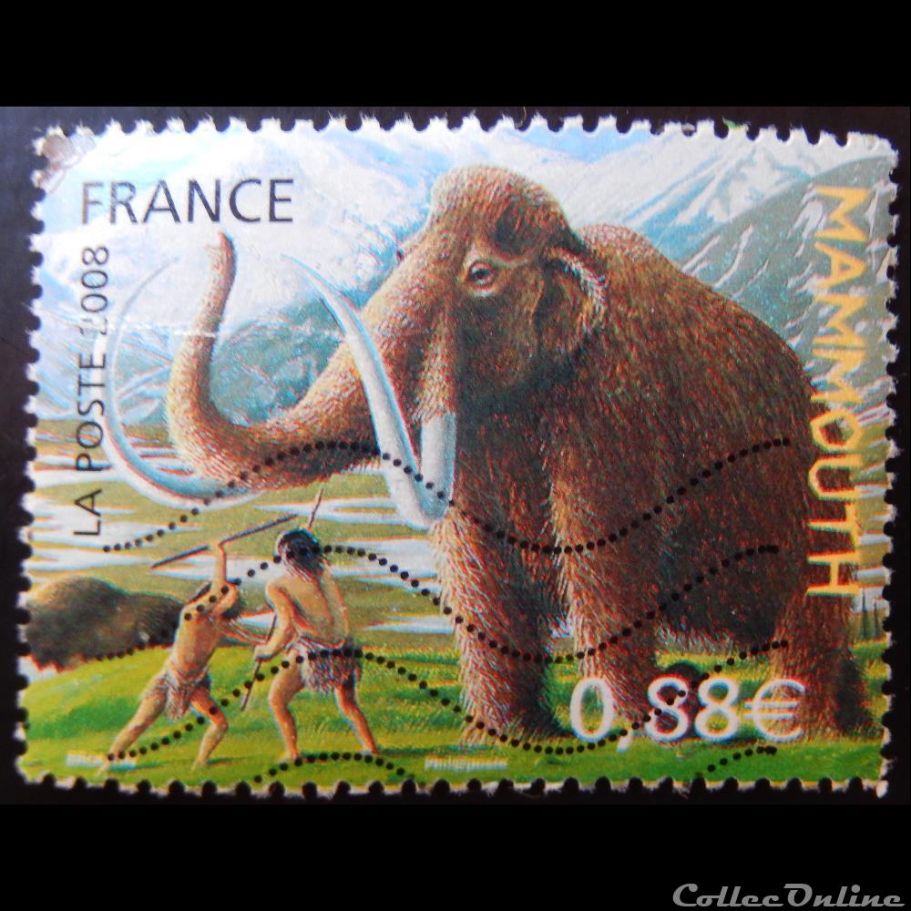 04178 Le Mammouth 0.88€ timbre france 04178 le mammouth 0 88