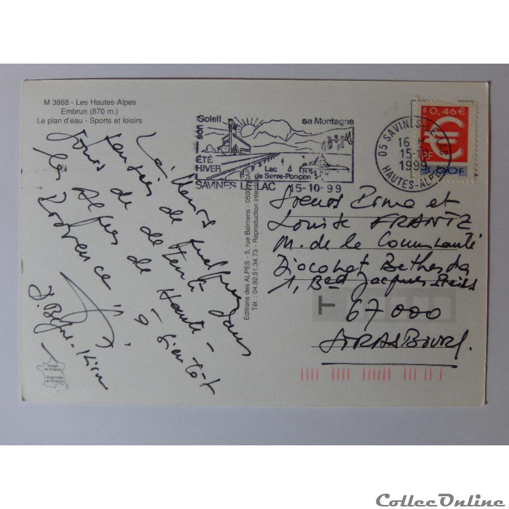 carte postale france provence cote azur cp des hautes alpes embrun