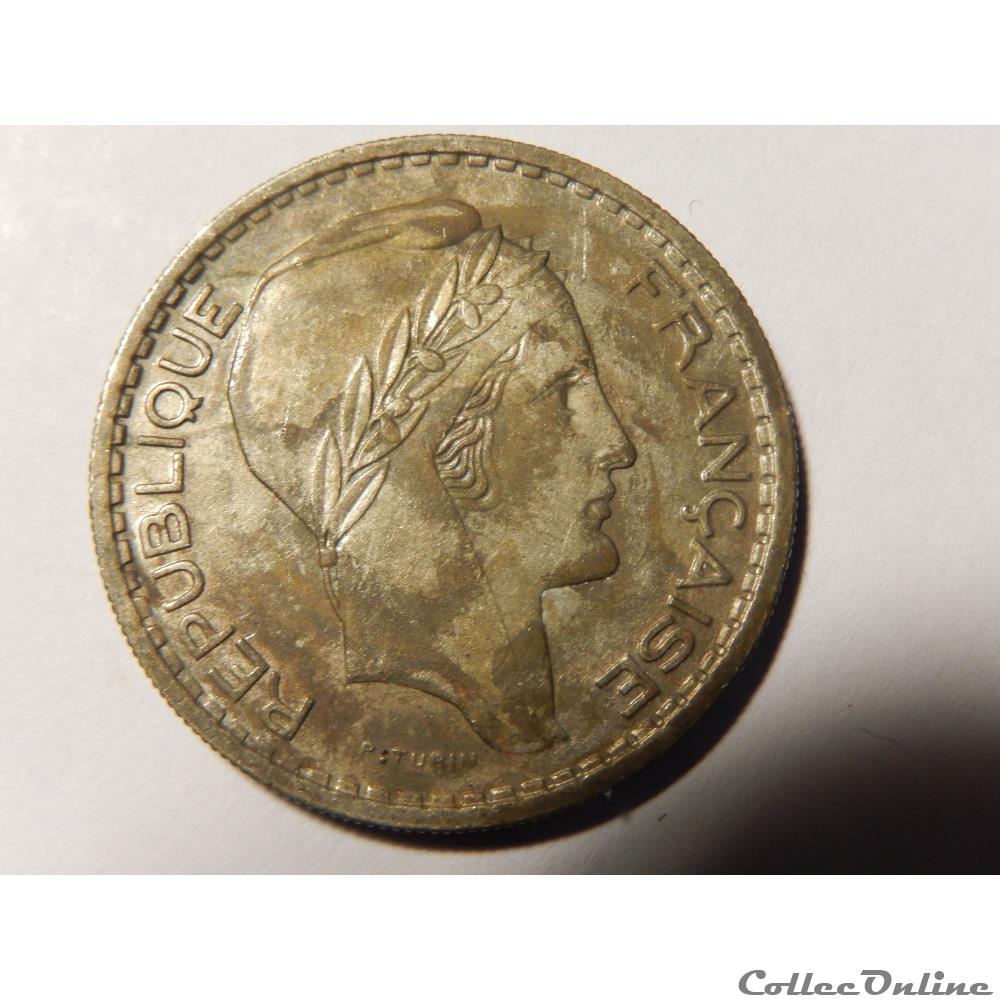 monnaie france moderne 10 francs turin petite tete 1948
