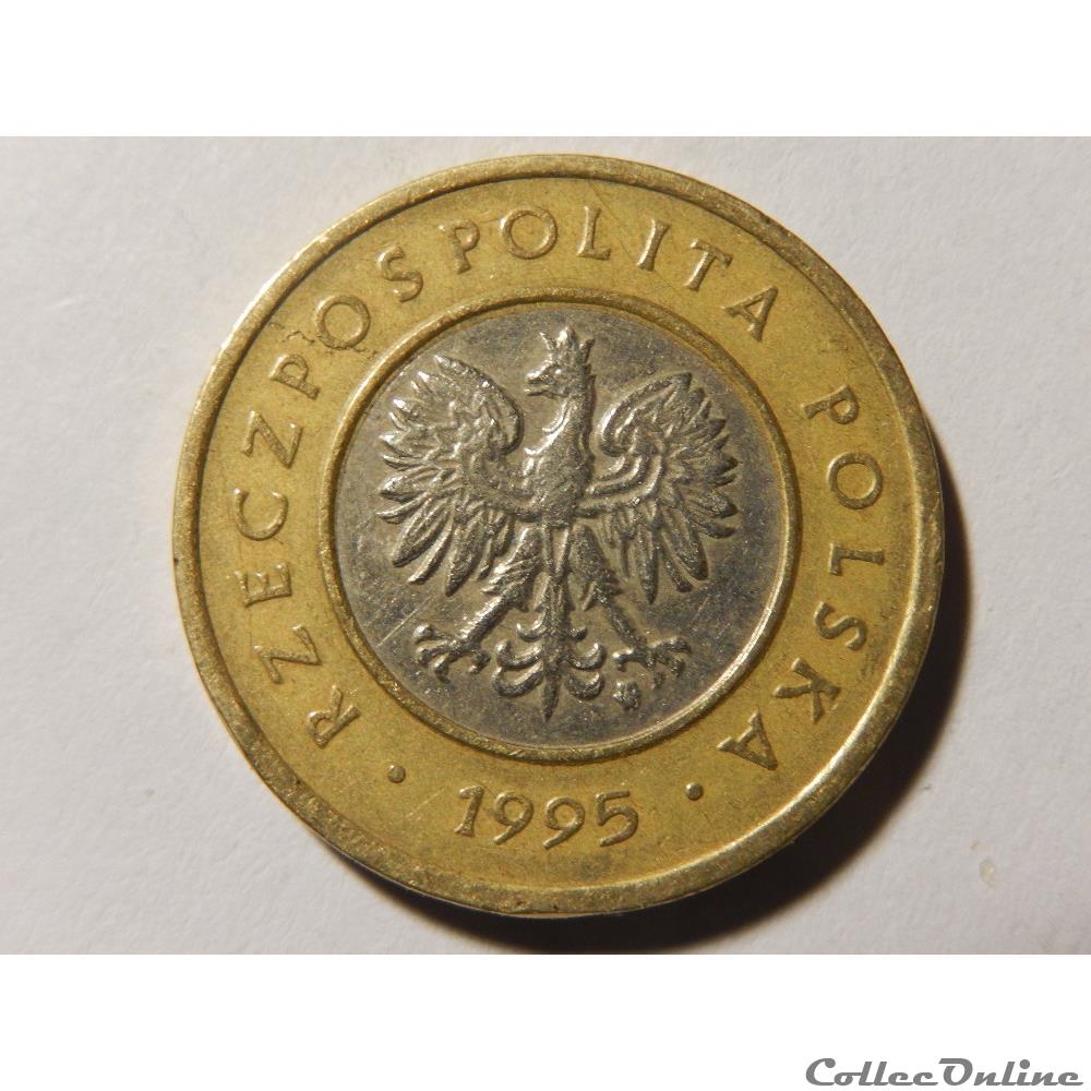 Pologne, 2 zlote de 1995 2 monnaie monde pologne 2 zlote de 1995