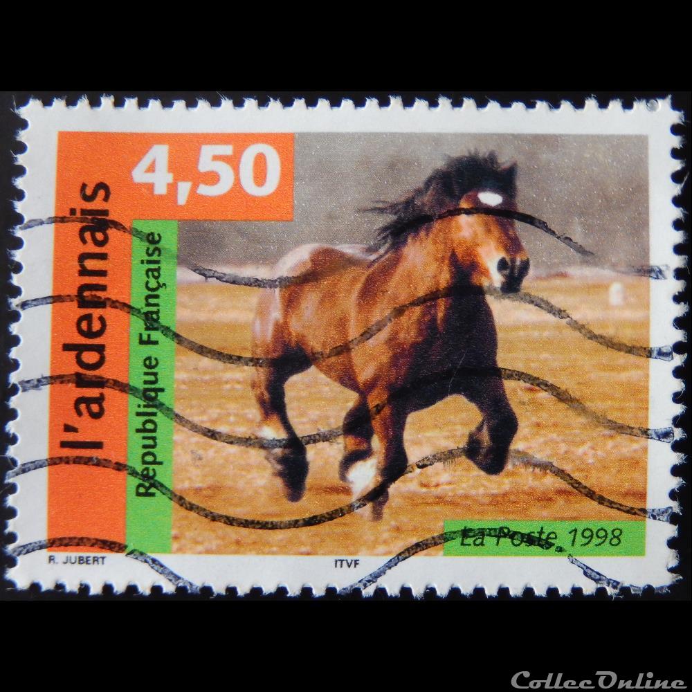 timbre france 03185 l ardennais 4f50 de 1998