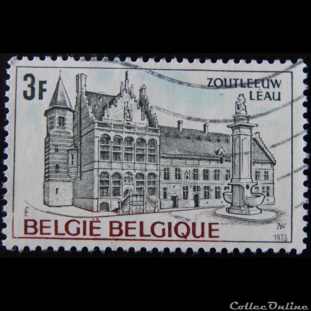 Belgique 01685 Eglise St Léonardus de Zoutleeuw, Léau 3F de 1973 timbre europe belgique 01685 eglise st leonardus de zoutleeuw leau 3f de 1973