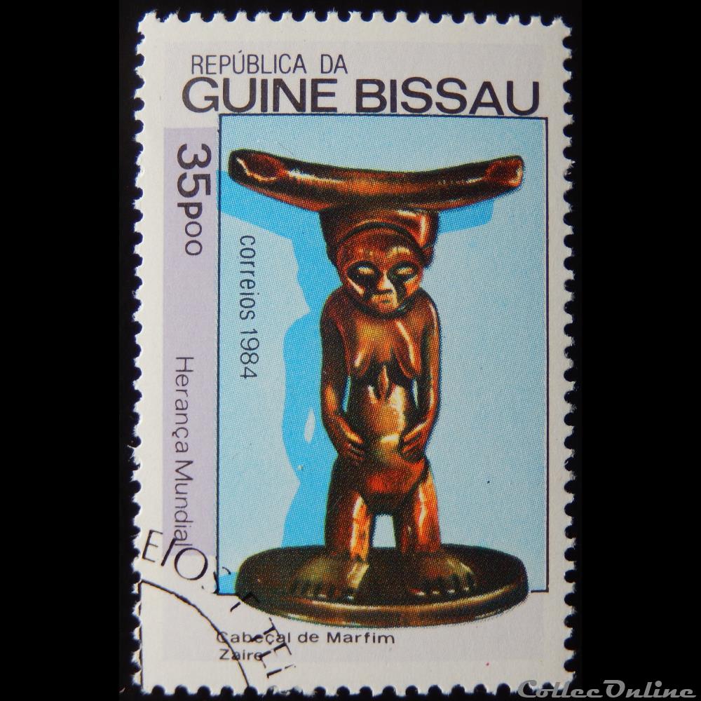 Guinée-Bissau 00295F Tabouret 35p de 1984 timbre afrique guinee bissau 00295f tabouret 35p de 1984