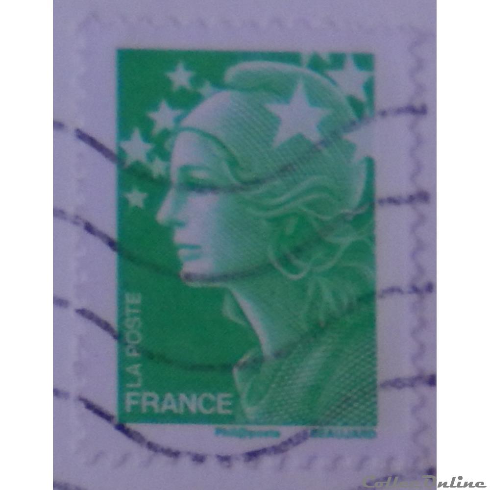 04229 Marianne de Beaujard Sans valeur faciale vert 4 timbre france 04229 marianne de beaujard sans valeur faciale vert