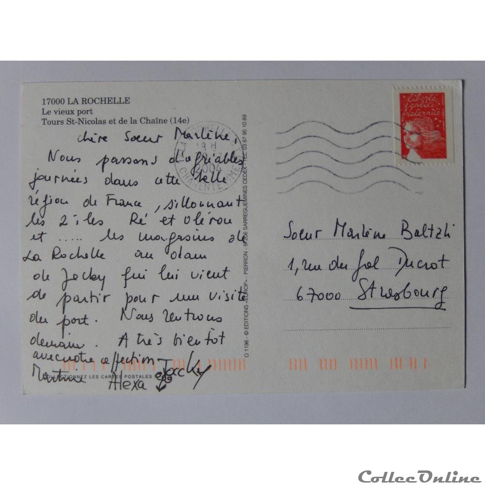 carte postale france poitou cp de charente maritime la rochelle