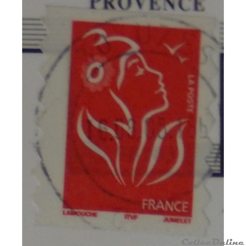 AA00049 Marianne de Lamouche rouge sans valeur de 2005 2 timbre france aa00049 marianne de lamouche rouge sans valeur de 2005