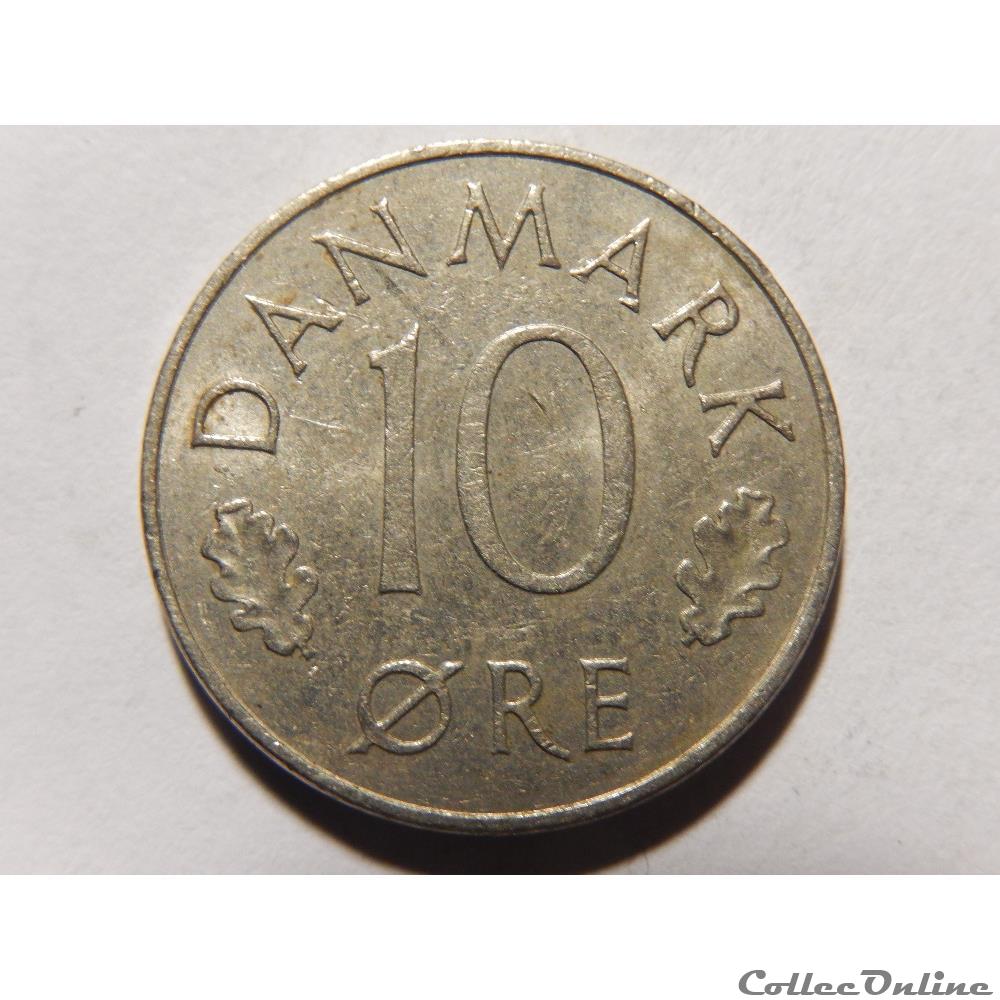 Danemark, 10 ore de 1976 monnaie monde danemark 10 ore de 1976