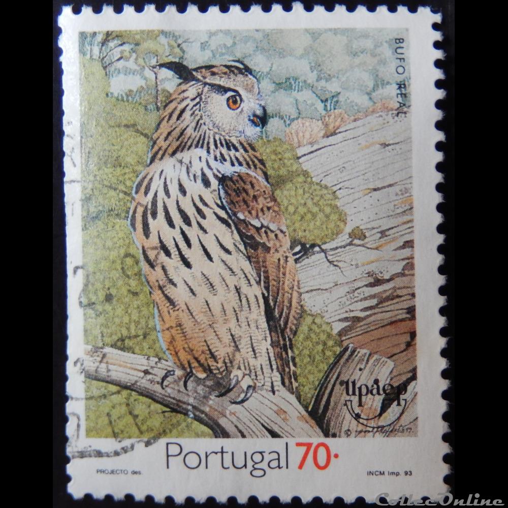 Portugal Hibou Grand Duc 70 De 1993 Stamps Europe Condition Obliterated