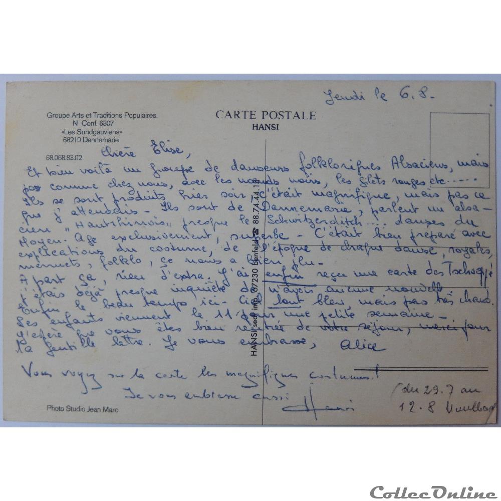 CP du Haut-Rhin, Dannemarie carte postale france alsace cp du haut rhin dannemarie