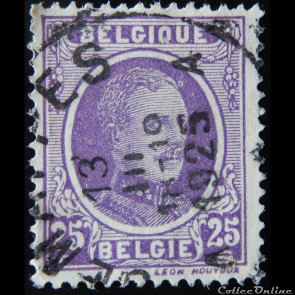 Belgique 00197 roi Albert I 25c de 1922 timbre europe belgique 00197 roi albert i 25c de 1922
