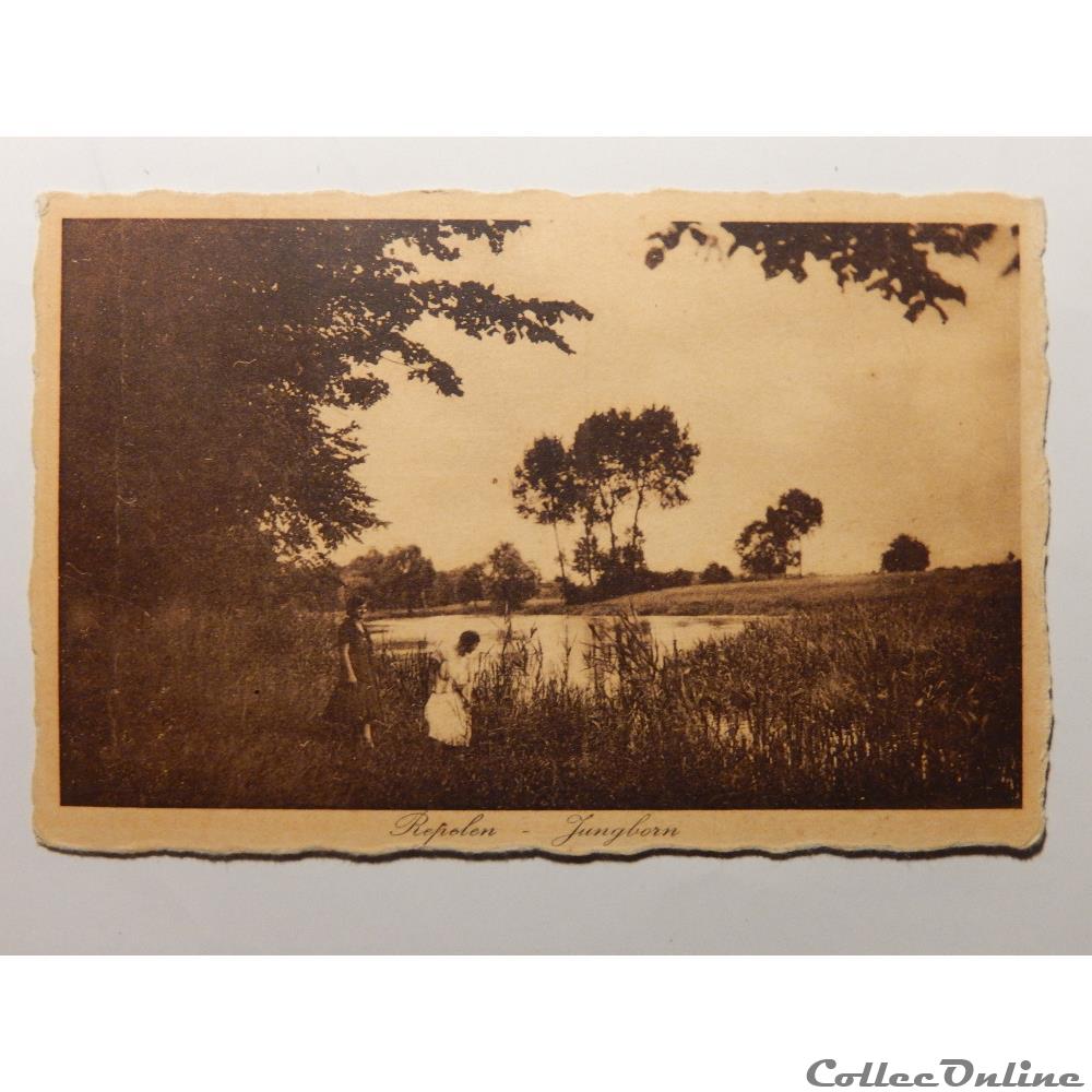 carte postale europe poitou charente cpa allemagne repelen hotel restaurant jungborn