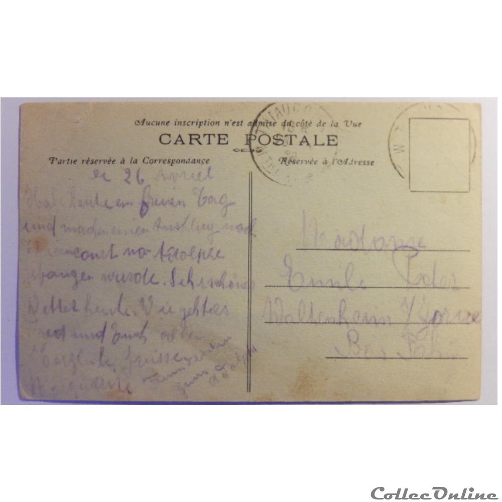 carte postale france lorraine cpa de meurthe et moselle thiaucourt