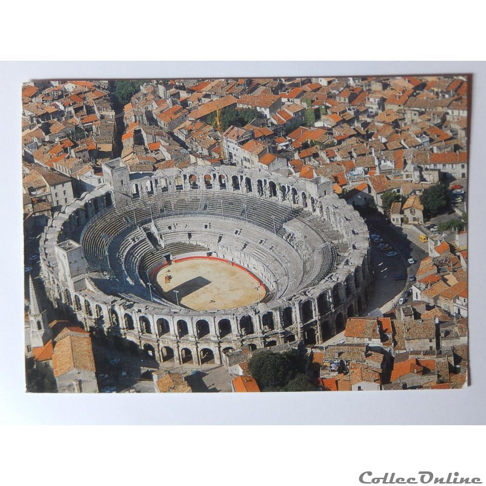 CP des Bouches-du-Rhône, Arles, les Arènes carte postale france provence cote azur cp des bouches du rhone arles les arenes