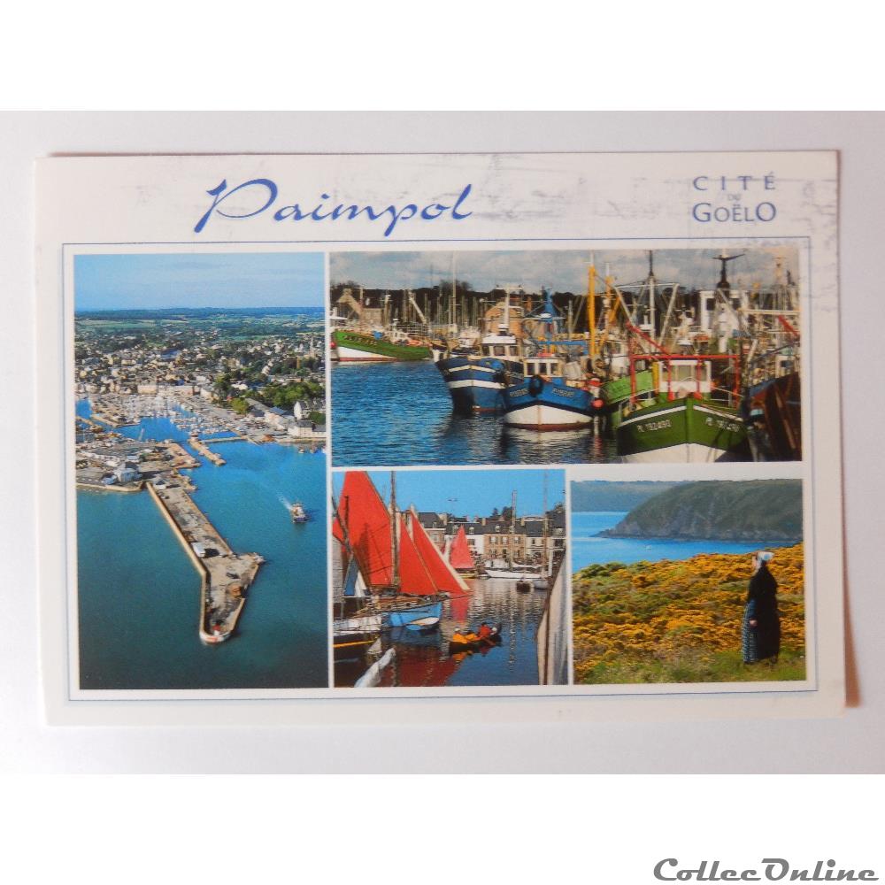 carte postale france bretagne cp des cotes armor paimpol cite du goelo
