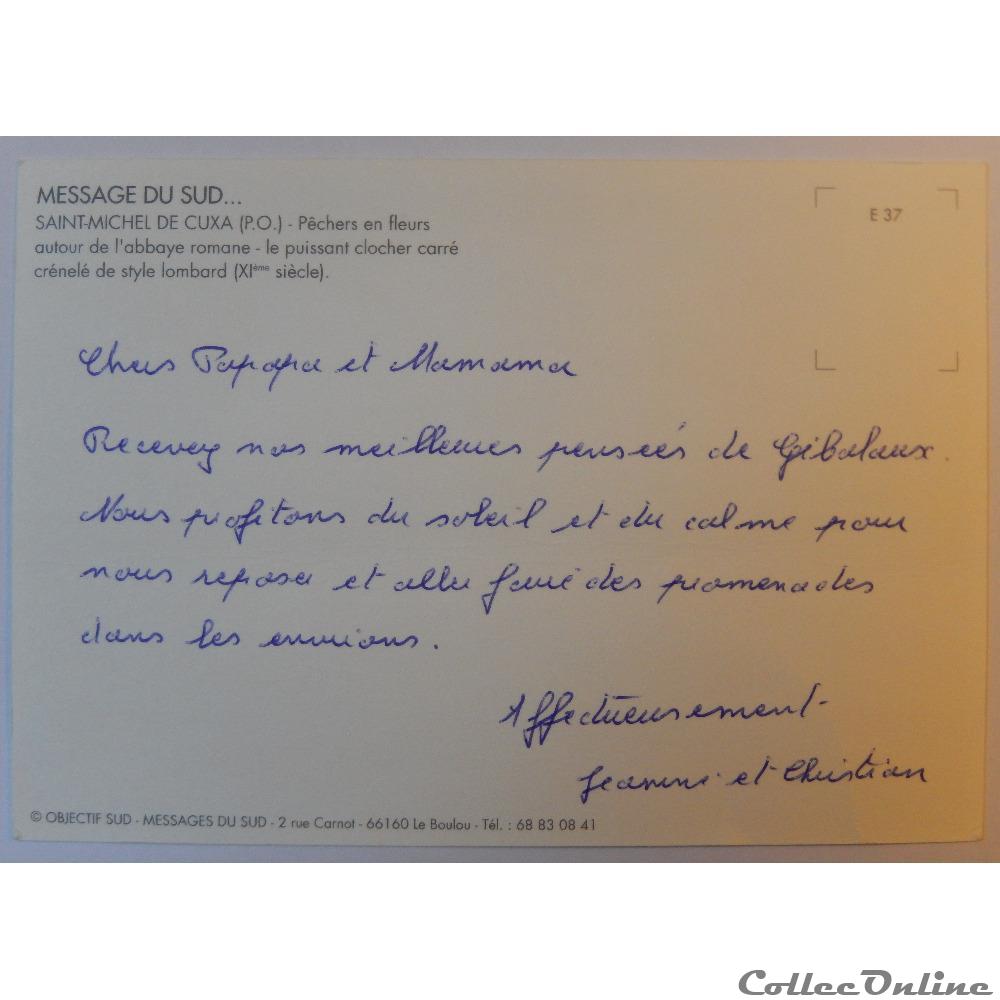 CP des Pyrénées-Orientales, Saint-Michel de Cuxa carte postale france midi cp des pyrenees orientales saint michel de cuxa