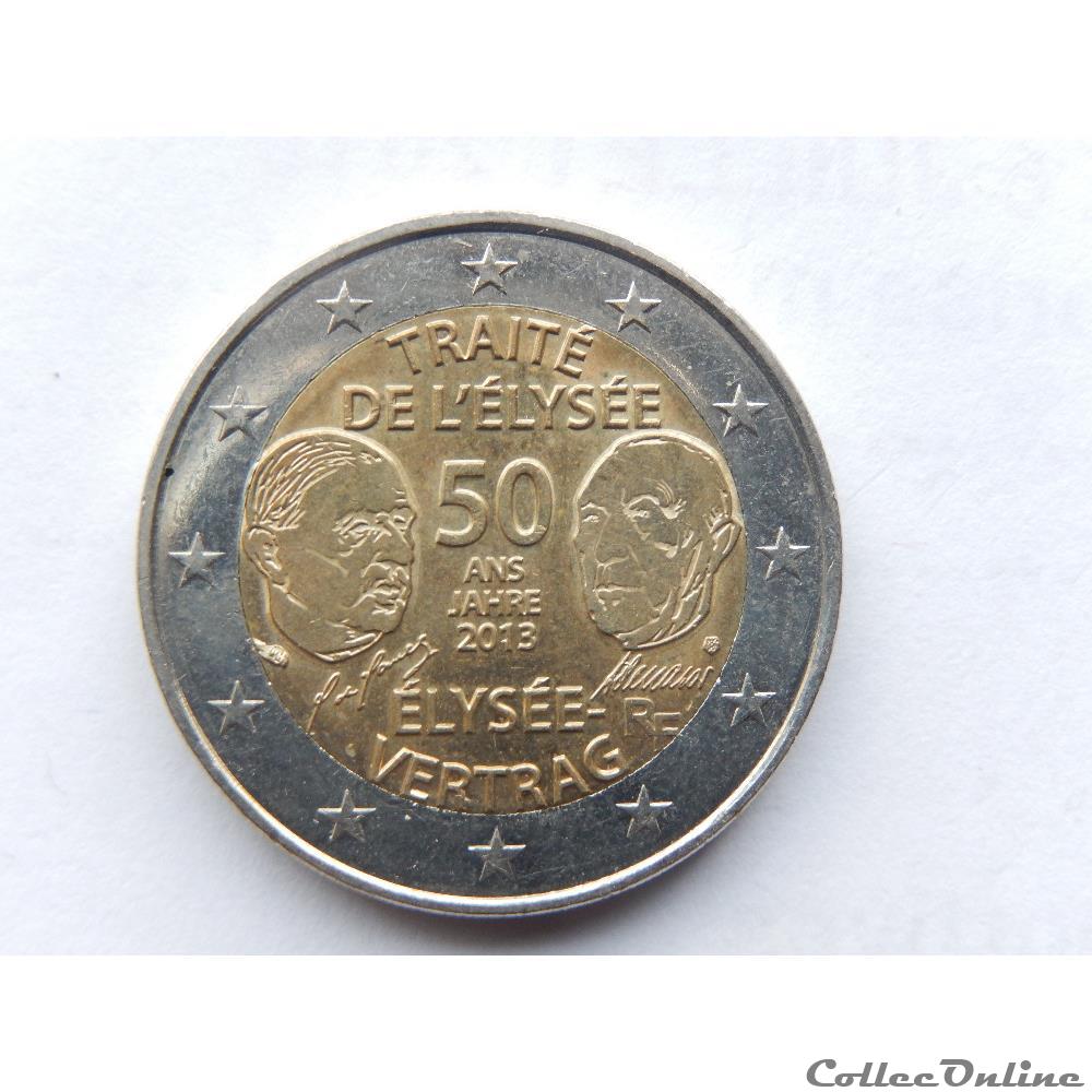 monnaie euro france traite de elysee