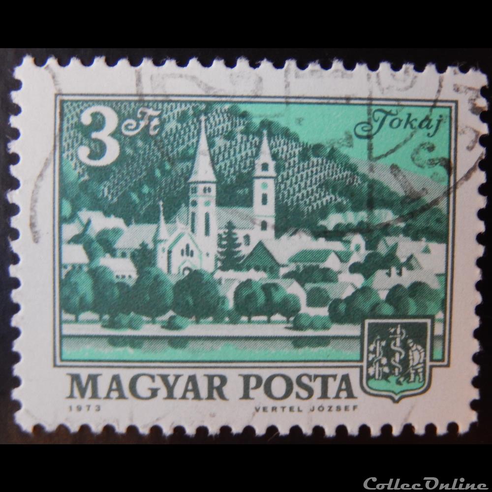 Hongrie 02309 Tokaj 3ft de 1973 timbre europe hongrie 02309 tokaj 3ft de 1973