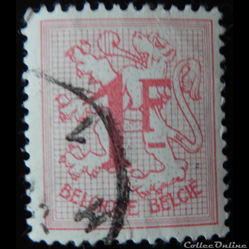 Belgique 00859 lion debout 1F de 1951 3 timbre europe belgique 00859 lion debout 1f de 1951