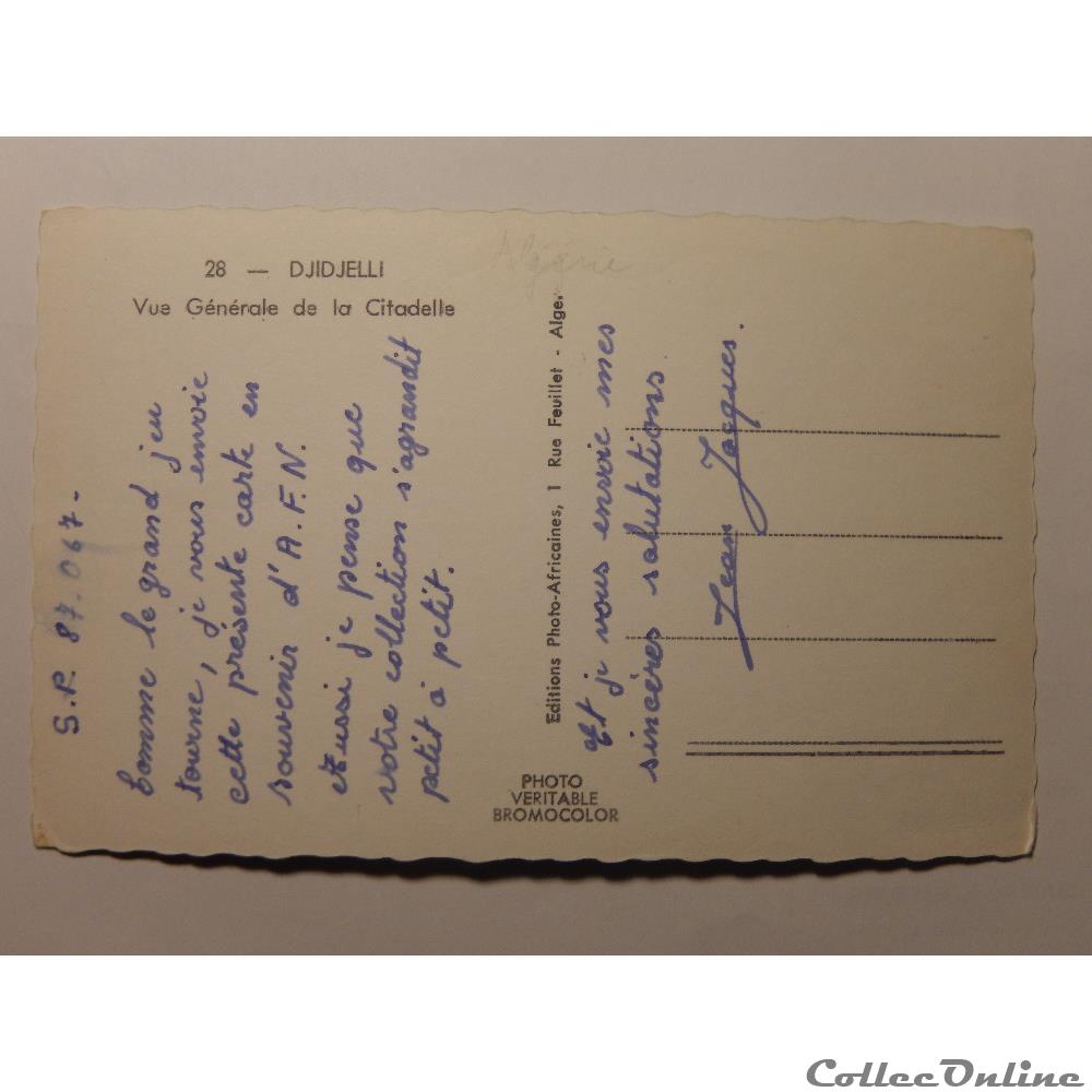 carte postale afrique alsace cpa algerie djidjelli