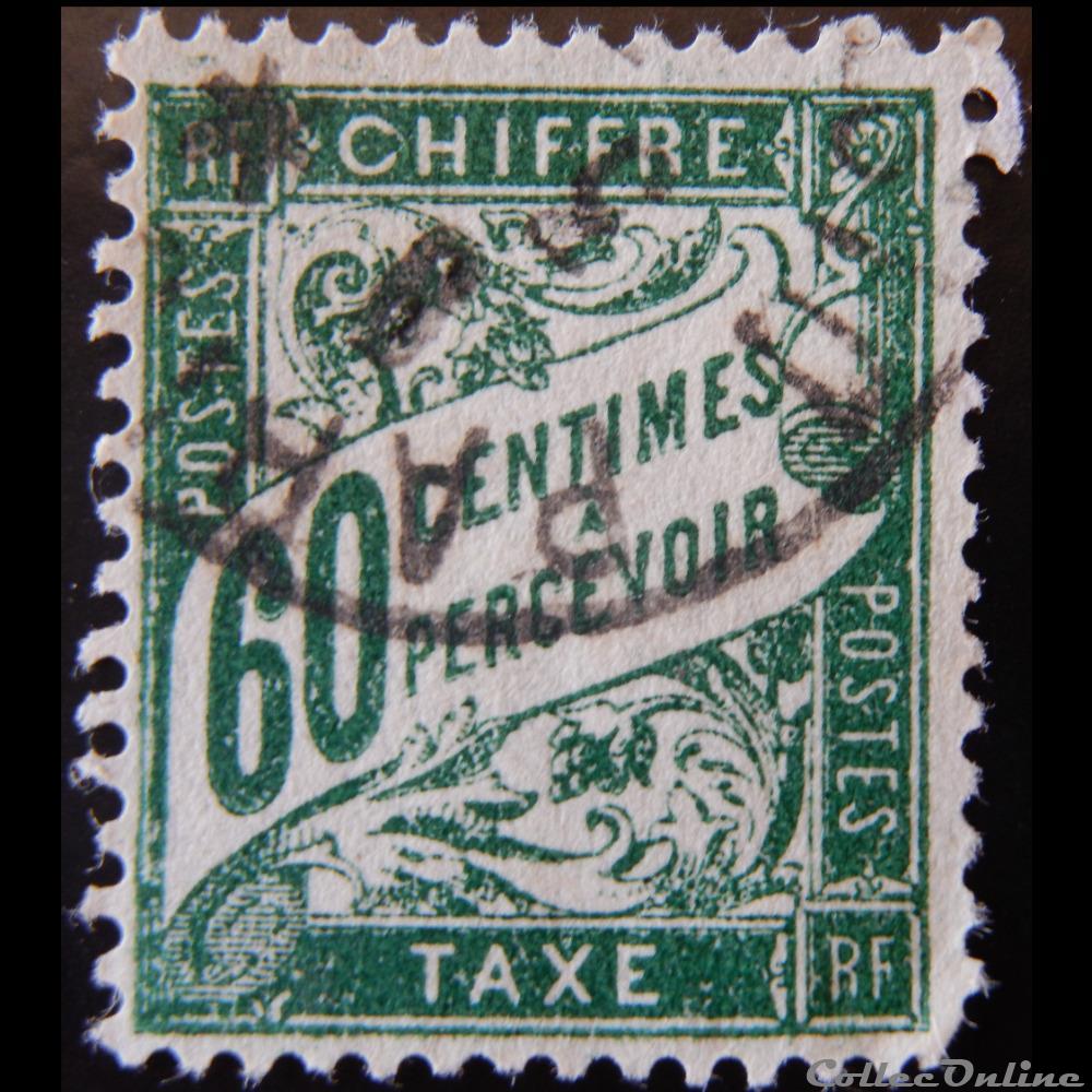 TT0038 60 centimes à percevoir timbre france tt0038 60 centimes a percevoir