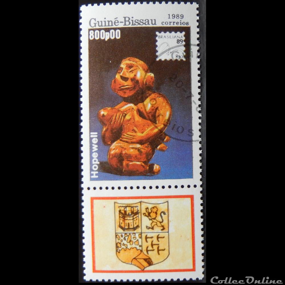 Guinée-Bissau 00533 Hopewell 800p de 1989 timbre afrique guinee bissau 00533 hopewell 800p de 1989