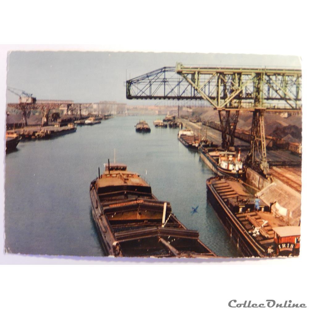 carte postale france alsace cpa de strasbourg bassin vauban bas rhin