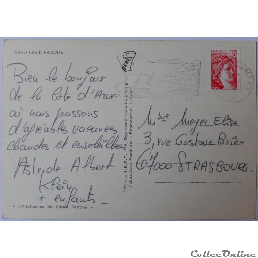 carte postale france provence azur cp du var la cote varoise