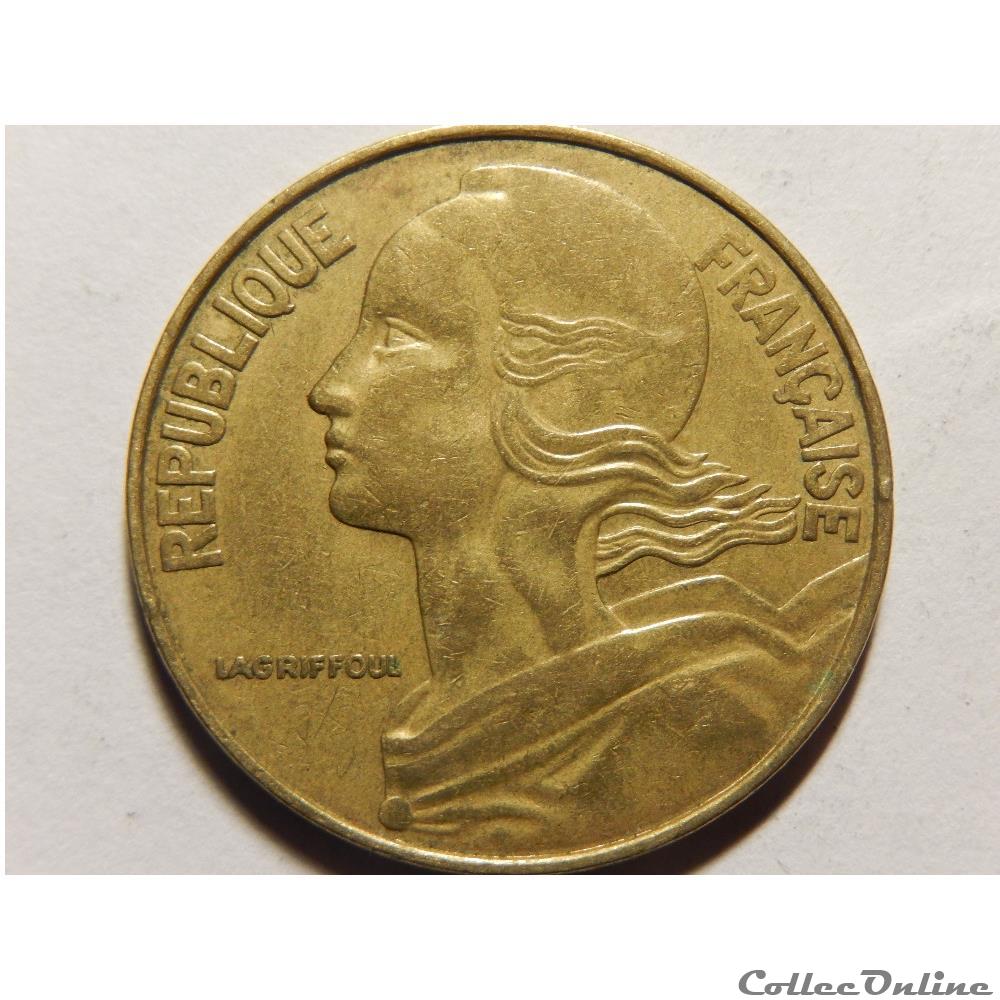 monnaie france moderne 20 centimes marianne 1977