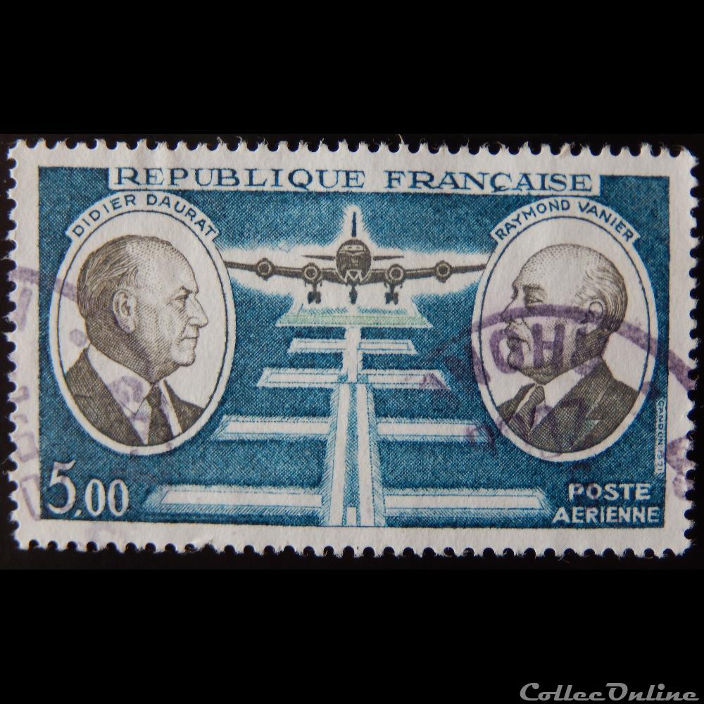 timbre france pa046 didier daurat 1891 1969 raymond vanier 1895 1965 5f