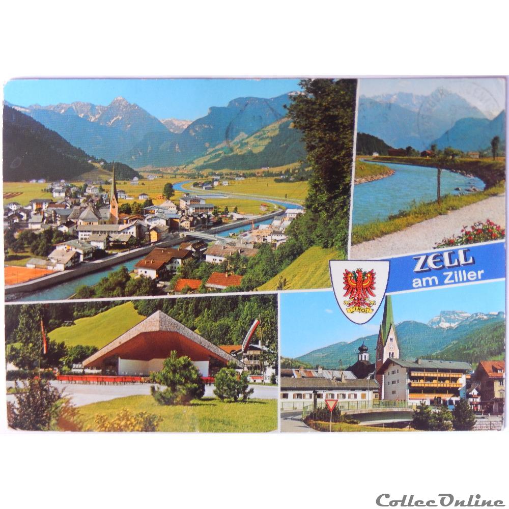 CP d'Autriche, Tirol, Zell am Ziller carte postale europe ile de france cp autriche tirol zell am ziller